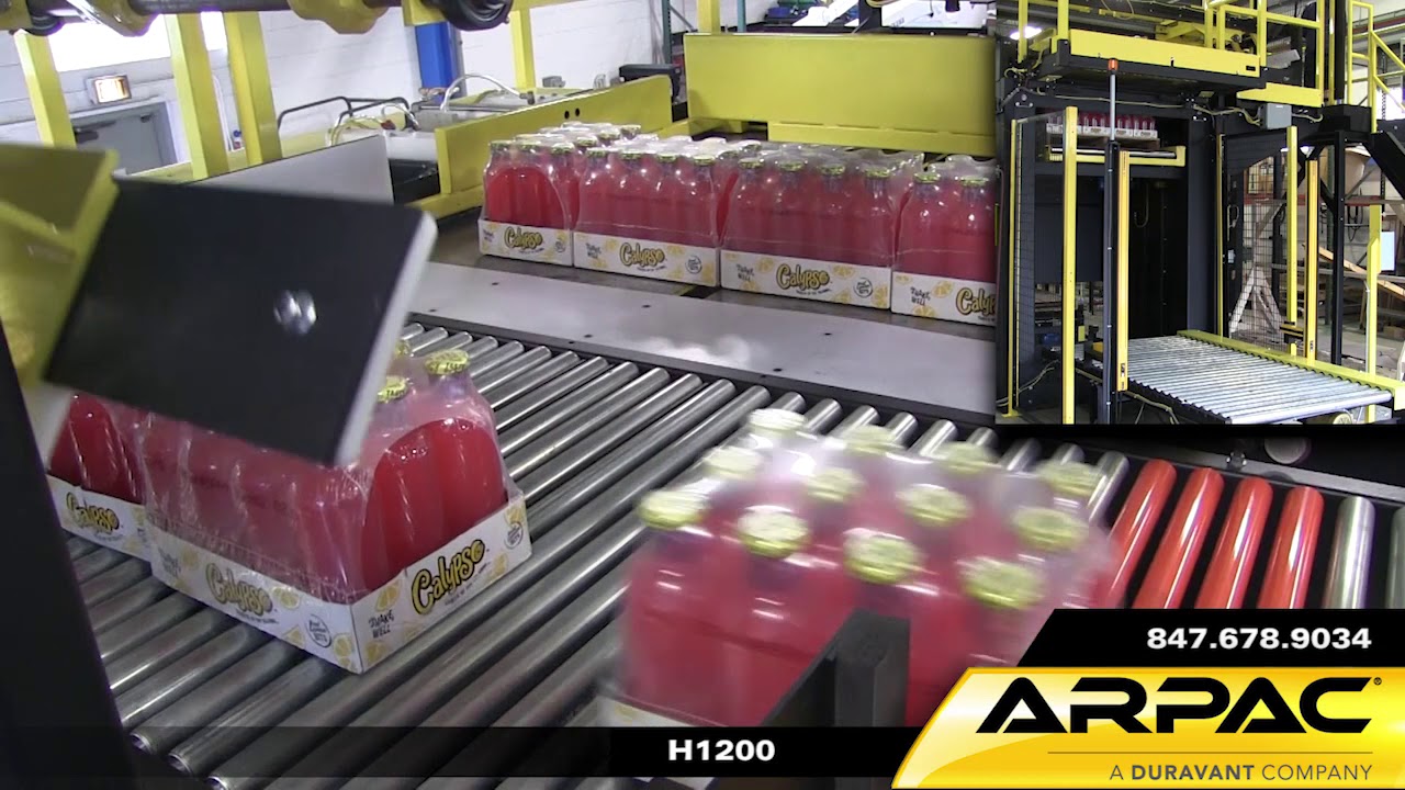 Conventional Palletizer - 1200 Series -  Lemonade Trays