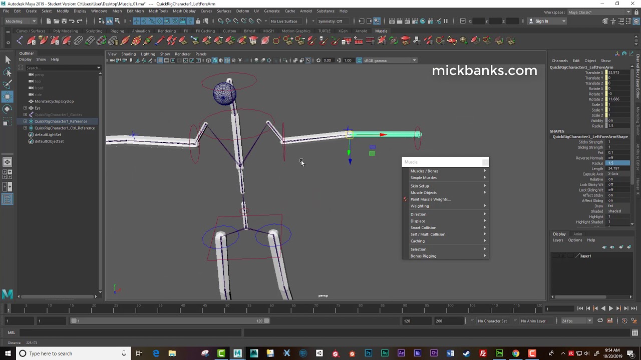 Maya Muscle