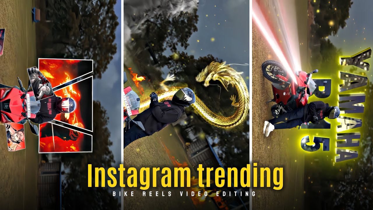 Instagram trending BIKE reels video editing | Capcut video editing | Bike reels edit