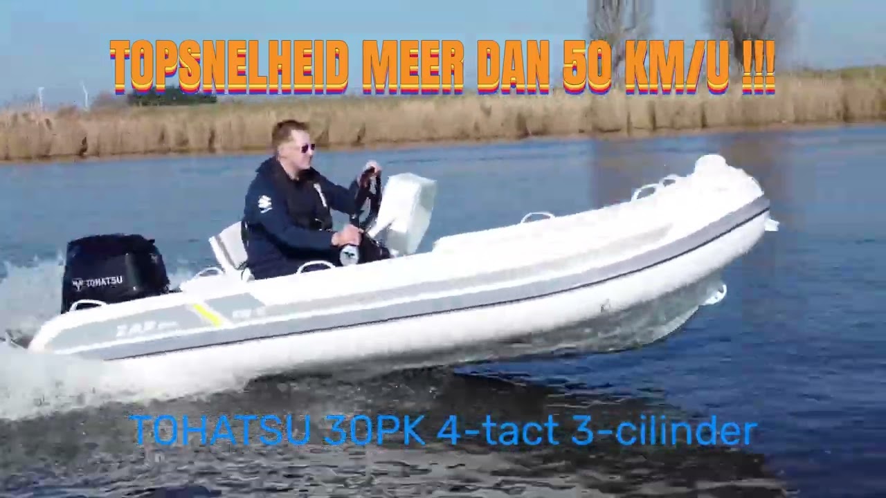 Zarmini 12DL Tohatsu 30PK showroommodel. Laatste stuk op = op