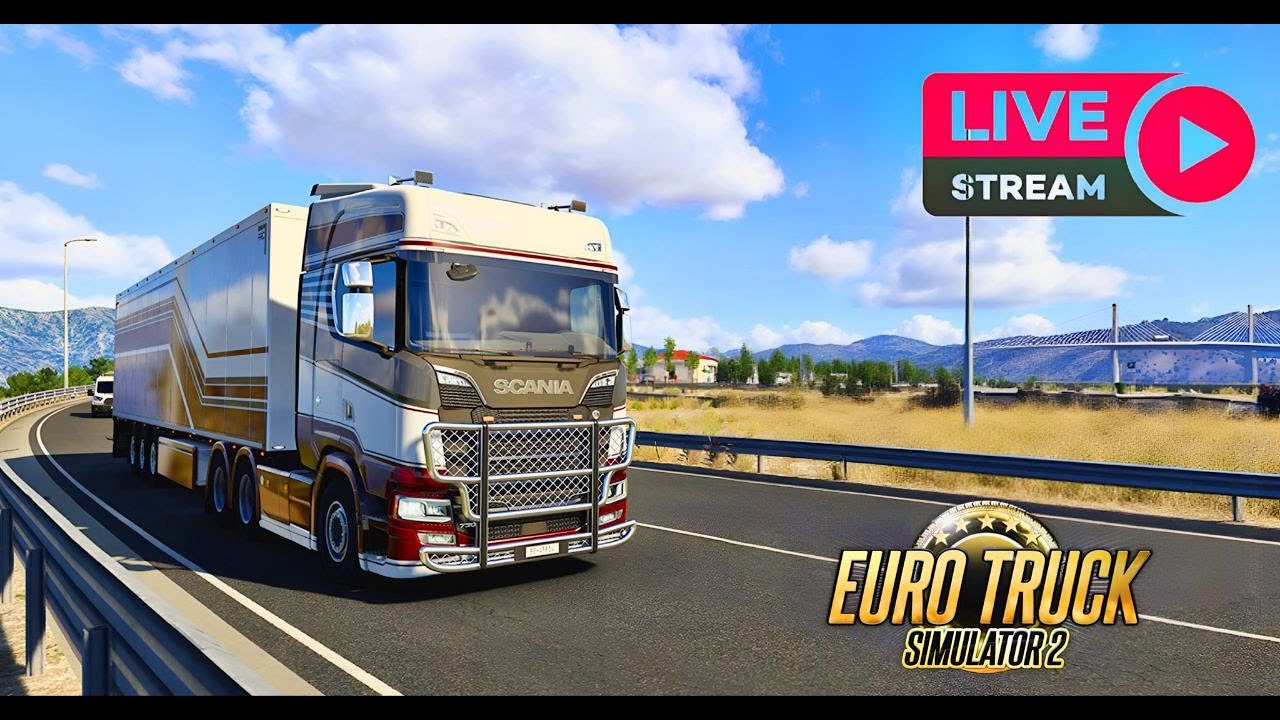 🔴 Live  Euro Truck Simulator 2 | Live Trucking Across Europe