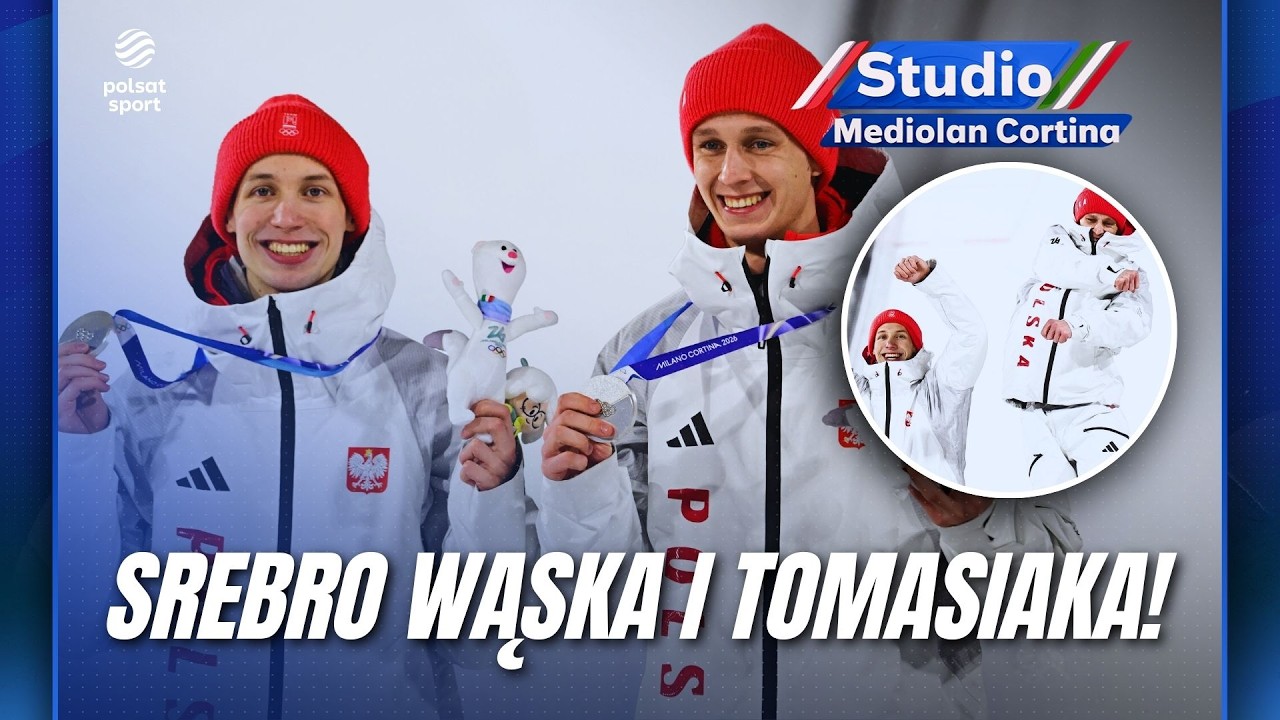 TOMASIAK I WĄSEK ZE SREBREM IGRZYSK OLIMPIJSKICH! | STUDIO MEDIOLAN CORTINA