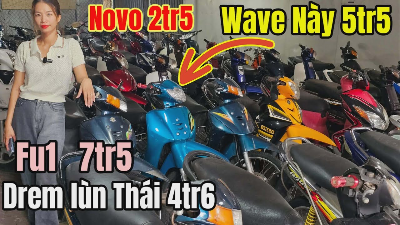 Bão xe cũ Dĩ An Novo 2tr5, Viva Máy rin 5tr5, Moto từ 6tr và Hàng trăm xe rẻ khác từ 3tr đang chờ xả