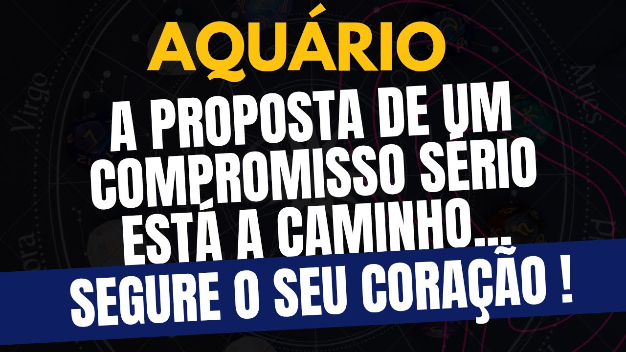 AQUÁRIO♒️ SEGURE O SEU CORAÇÃO! A PROPOSTA DE UM COMPROMISSO SÉRIO ESTÁ A CAMINHO