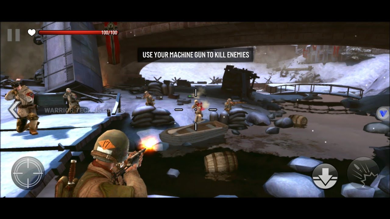 FRONTLINE COMMANDO: WW2 v1.1.0 Max Graphics Support Android 15+ Devices Apk Gameplay (60 FPS)