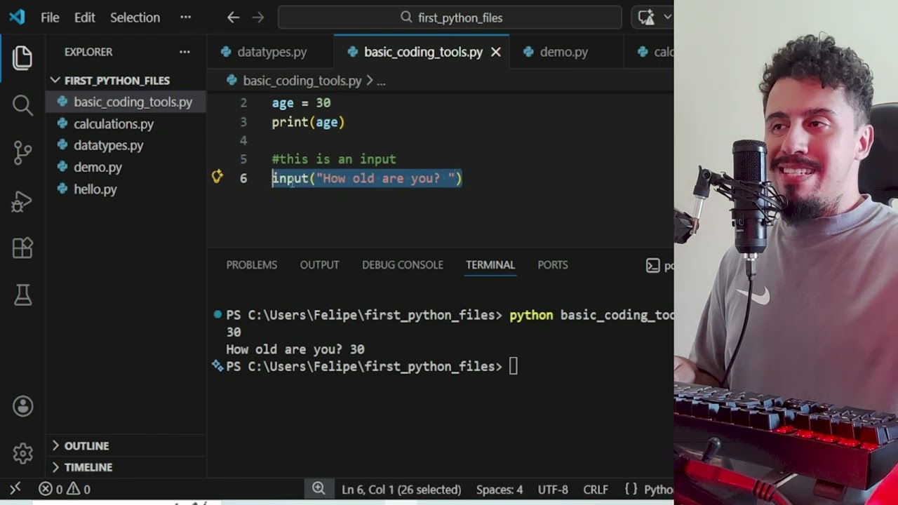 Ввод и вывод: объяснение настолько простое, что аж больно | Фелипе Матос