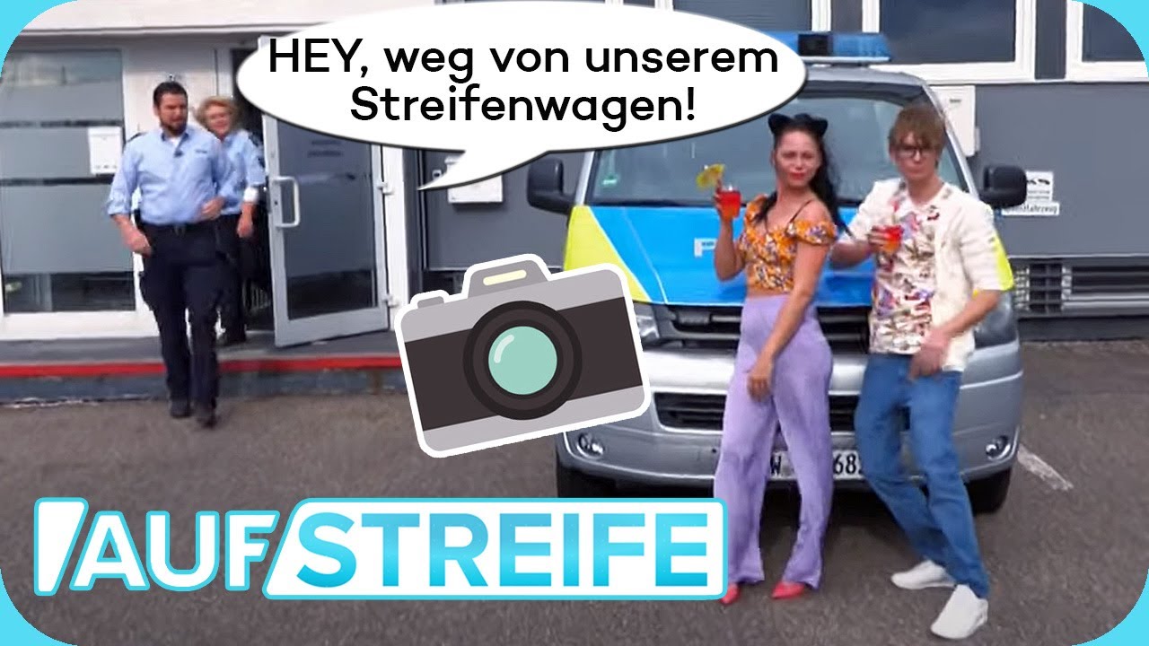 Fotoshooting: Einfach nur DREIST! Pärchen posiert schamlos am Streifenwagen! 🚔 | Auf Streife | SAT.1