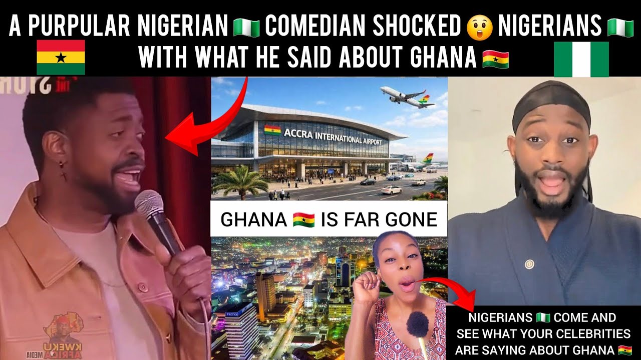 E DON BURST‼️😲 A Purpular Nigerian 🇳🇬 Comedian Shocked Nigerians 🇳🇬 With What He Said About Ghana 🇬🇭