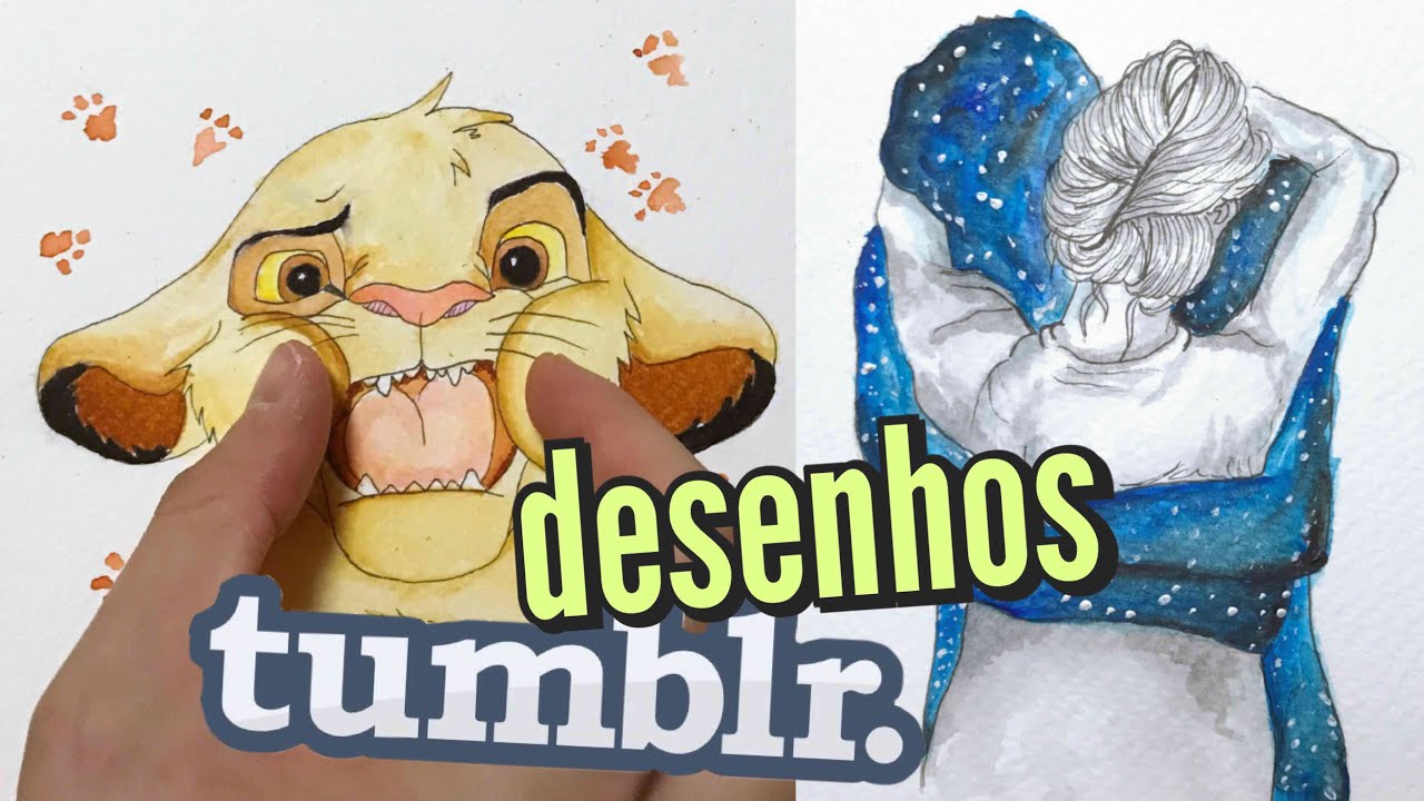 IMITANDO DESENHOS TUMBLR & CRIATIVOS