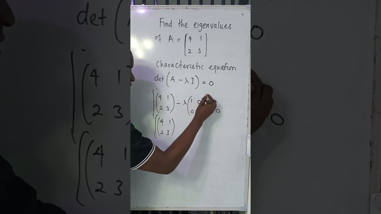 Eigenvalues of a Matrix 