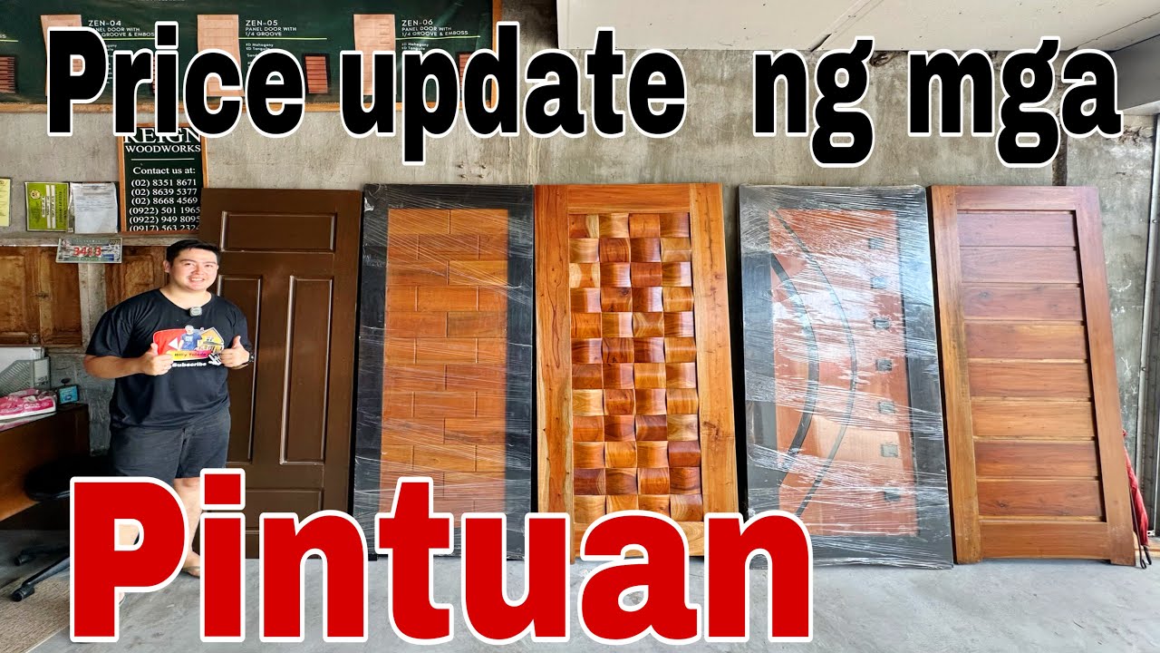 Price update ng mga Pintuan na Solid wood / Direct tayo sa Pagawaan