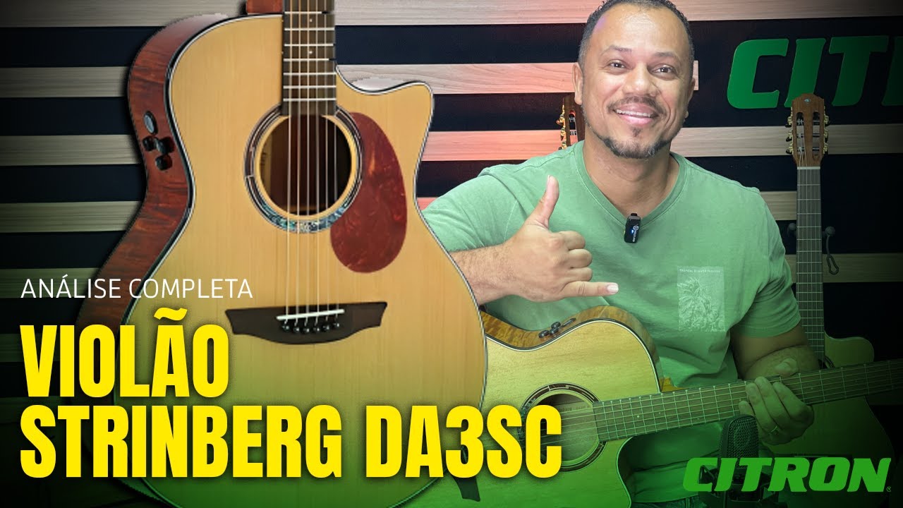 VIOLÃO STRINBERG DIAMOND DA3SC - LANÇAMENTO | ANÁLISE COMPLETA