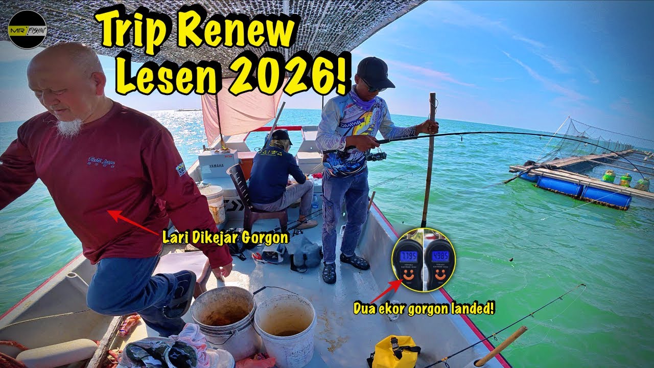#V74 Trip Mancing Sangkar Pertama Tahun 2026!⎜2 Ekor Gorgon Tewas! Pelbagai Spesis Lain Didaratkan!