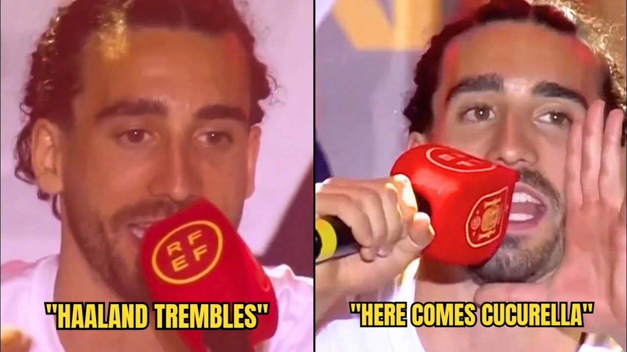 🤣 Cucurella's Funny Song Mocking Erling Haaland 😳😂 | Spain Euro 2024 Celebrations | Rodri & Morata