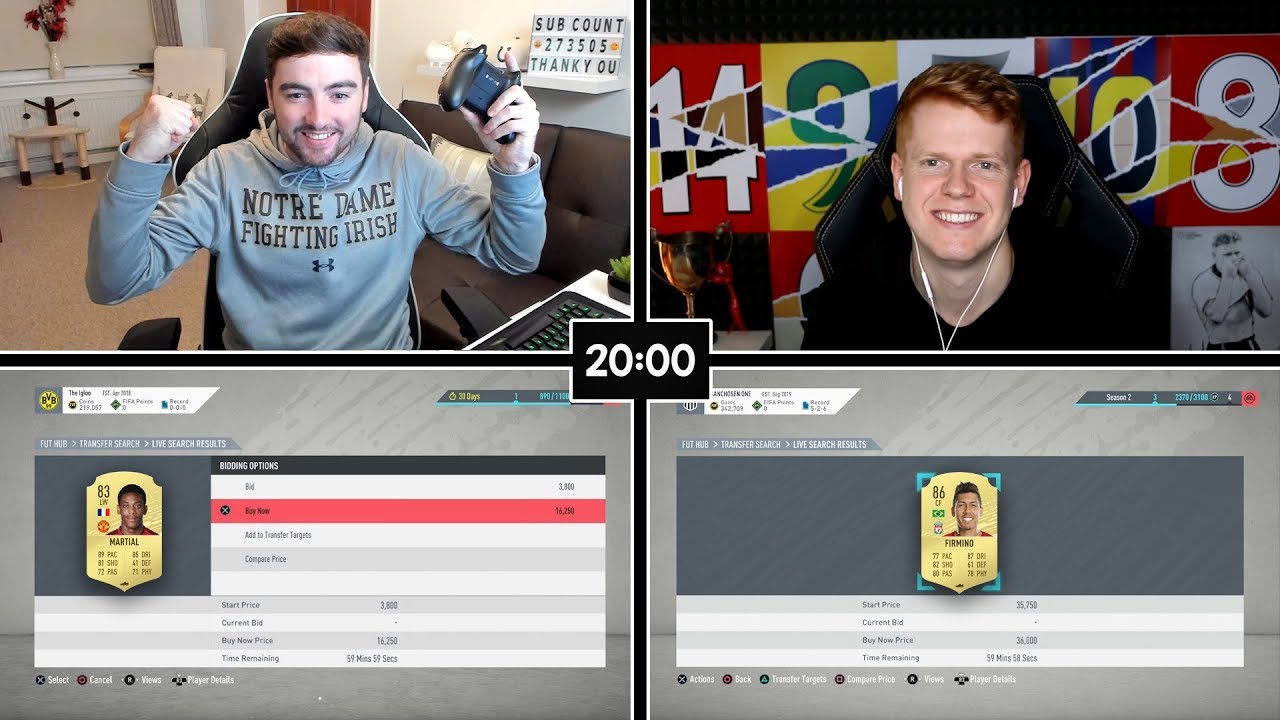 FIFA 20 | Челлендж по торговле на 100 тысяч против Jack54HD | Эпичная торговля ради победы в эпиз...