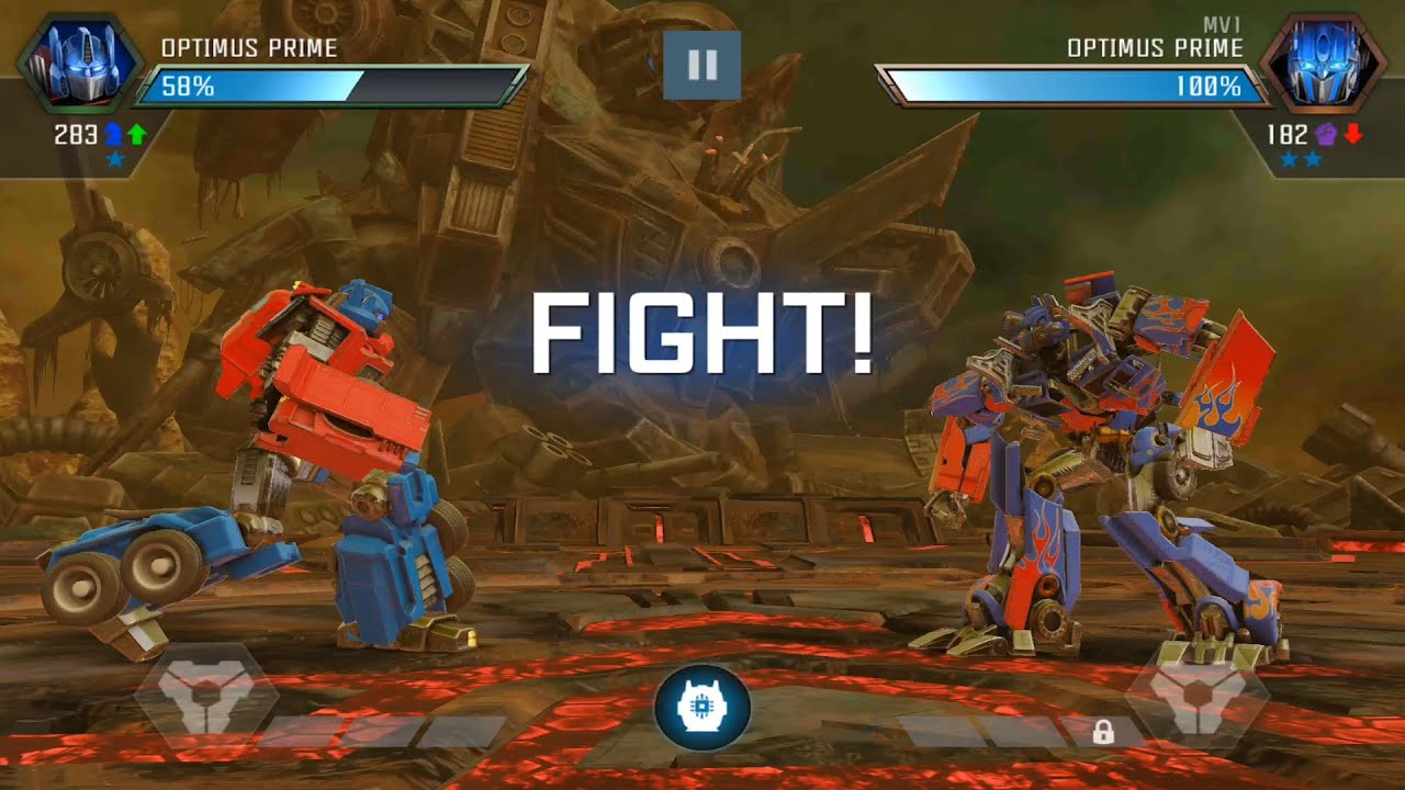 TRANSFORMERS FORGED TO FIGHT Optimus Prime VS Optimus Prime Game play