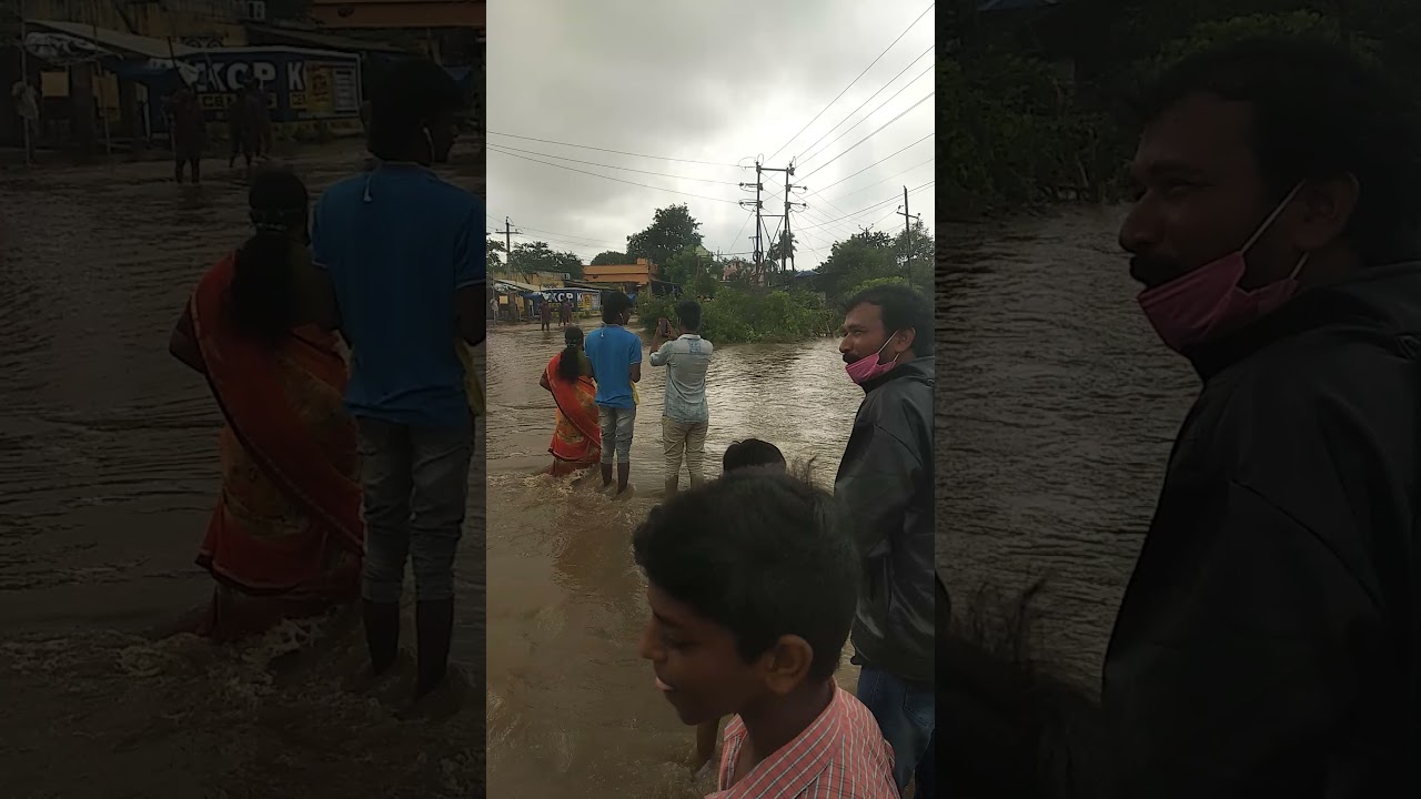 today news in kovur😧😧😧 Rukvini kalyanamandapam full flowing water 💦💦😧