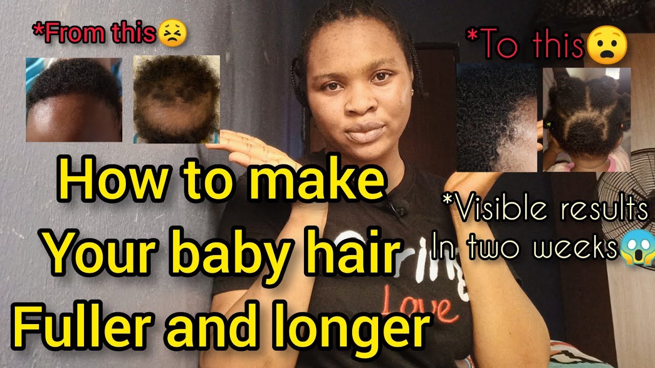 How to grow BABY BALD SPOTS and RECEDING HAIRLINE//*wash day routine*