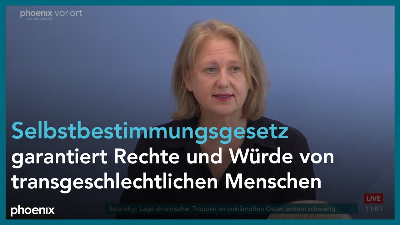 Vorstellung des Eckpunktepapiers zum Selbstbestimmungsgesetz