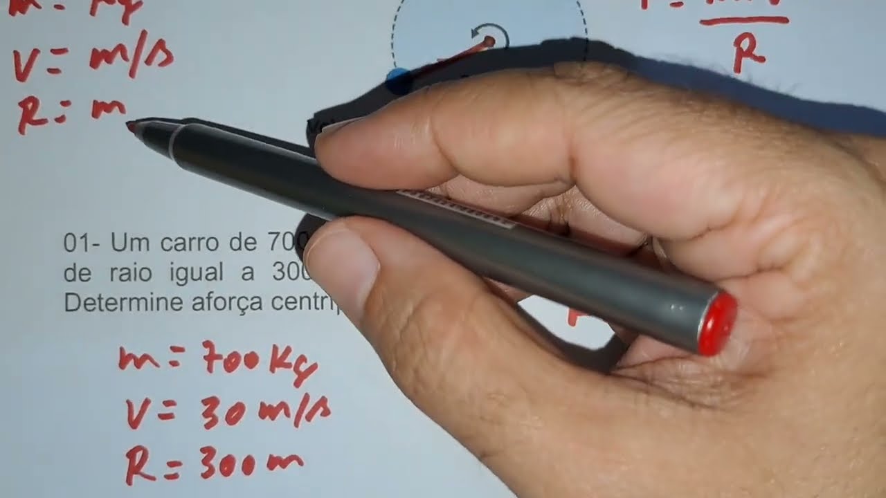 Já sabe calcular força centrípeta? Eu te ajudo...