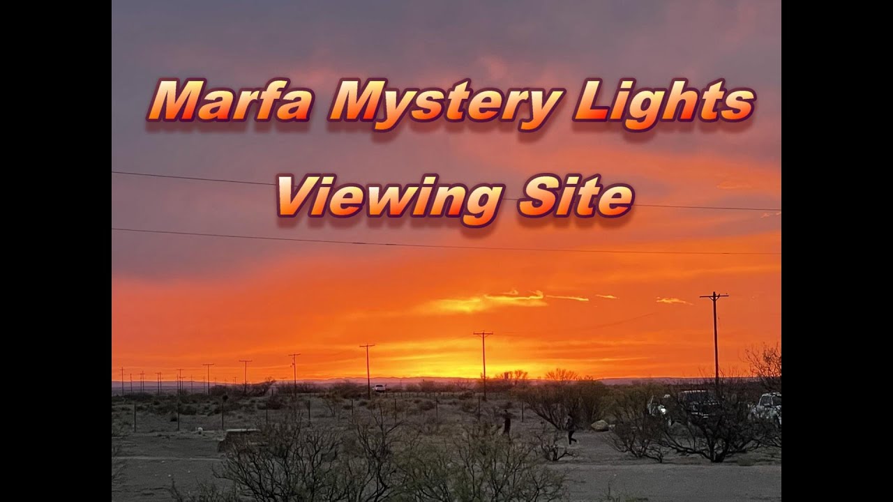 Marfa Lights - As seen from the Marfa Lights Viewing Area