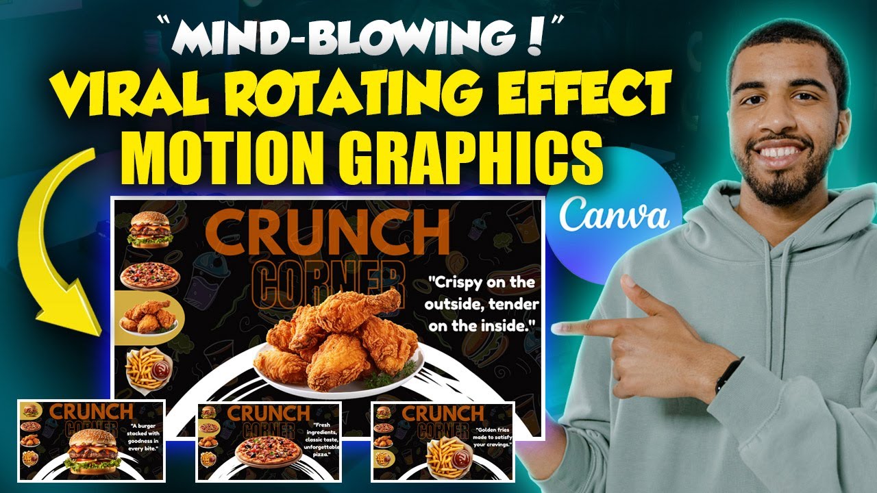 Make This Viral Rotating Effect in Canva | Step by Step TUTORIAL