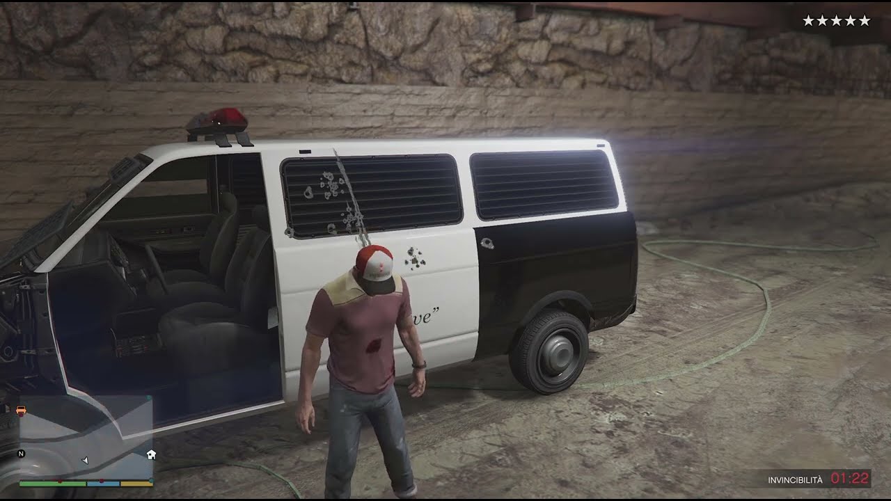GTA 5 - Rockford Hills/Majestic Studio Rampage + 5 Stars Escape.