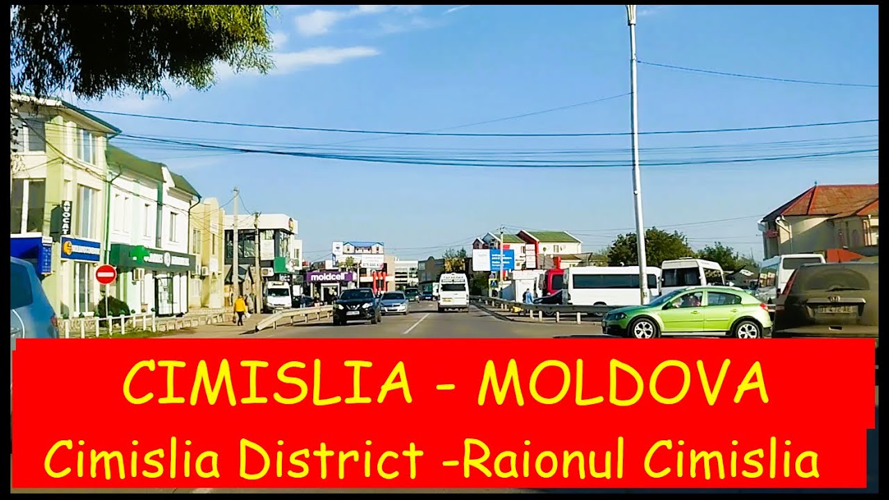Chisinau City Car Driving Moldova Ccd 73- Cimislia District -Raionul Cimislia