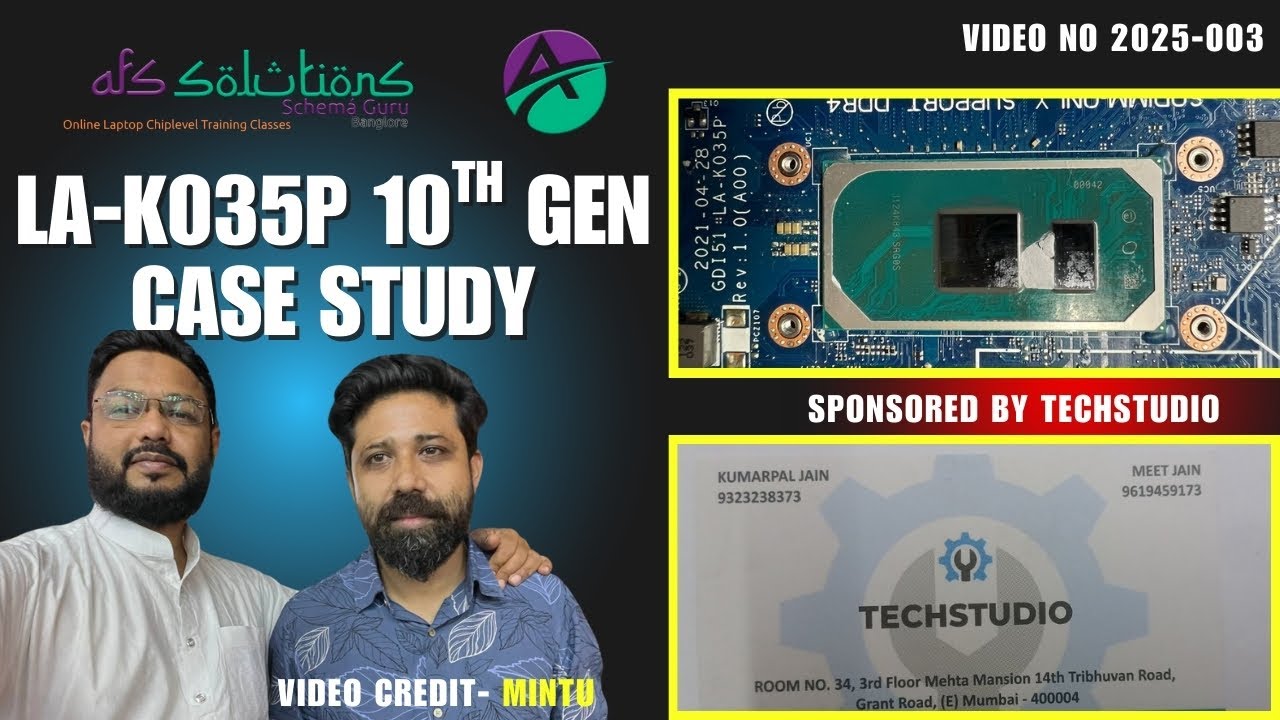 Dell LA-K035P 10th Gen Live Case Study | watch till End for 5 tips in 10th Gen boards | #SCHEMAGURU