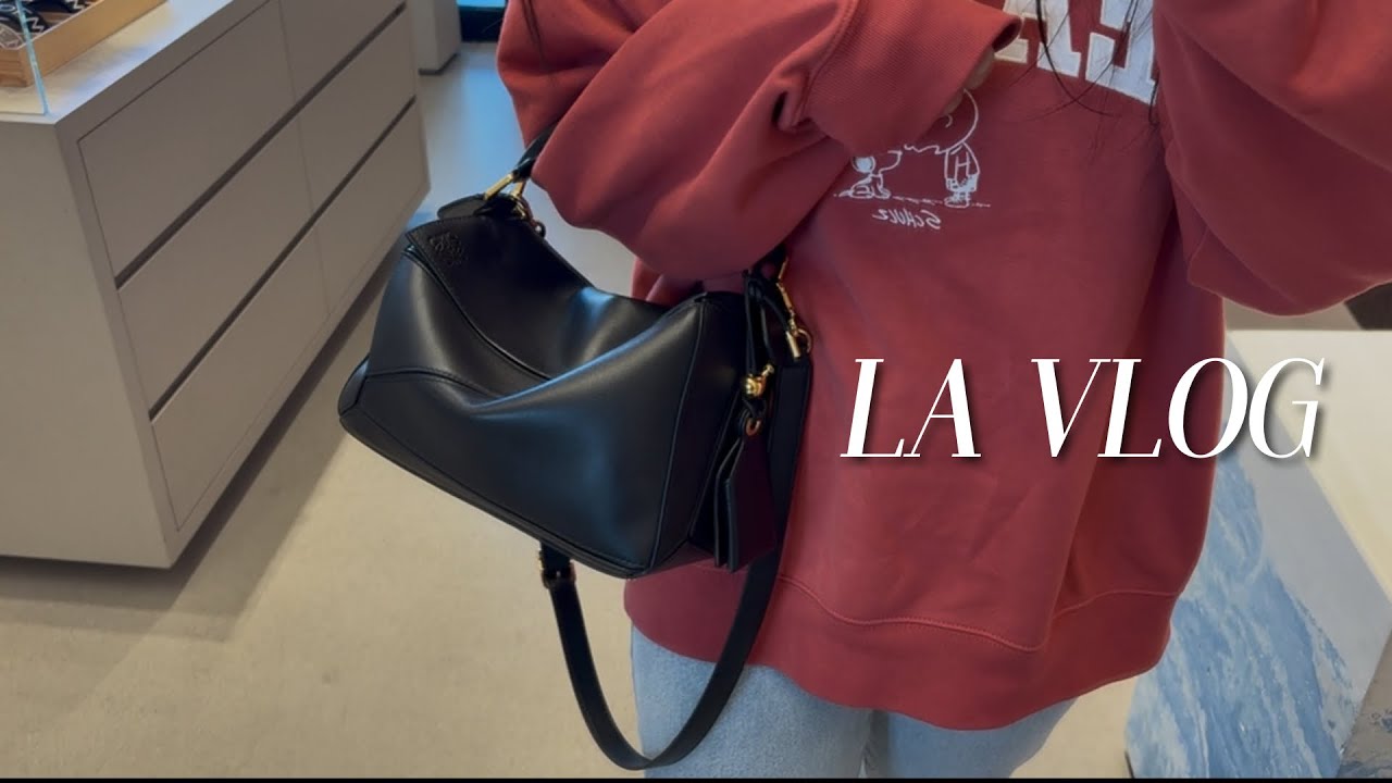 LA VLOG | LOEWE Featherlight Puzzle & Ferragamo Soft Bag