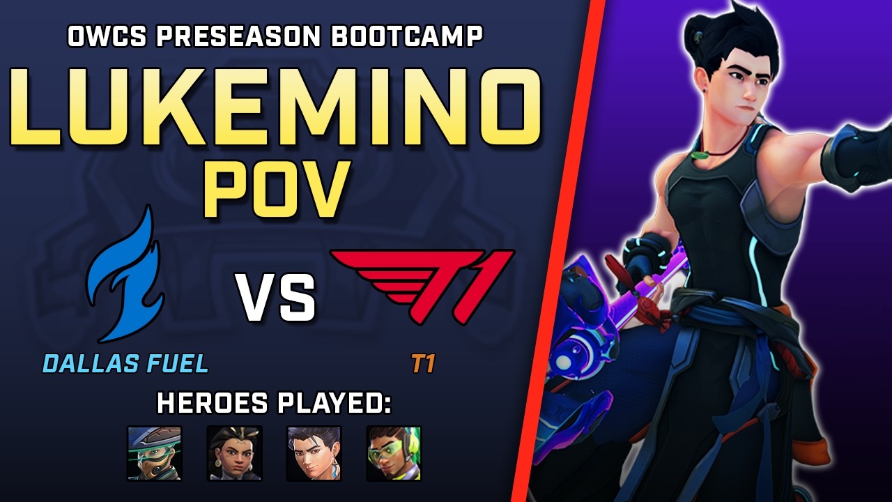 [ Lukemino ] Dousing the Flames with Wuyang | Dallas Fuel vs T1 | OWCS Preseason Bootcamp