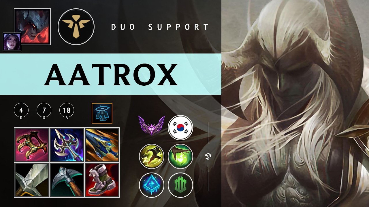 Aatrox Support vs Blitzcrank - KR Master Patch 26.04