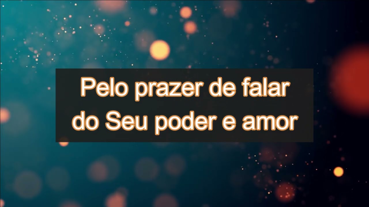 Pelo Prazer de Servir - PB & LETRA