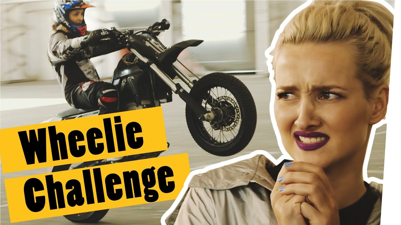 Challenge: Schaffe einen Wheelie auf dem Motorrad || „Das schaffst du nie!“