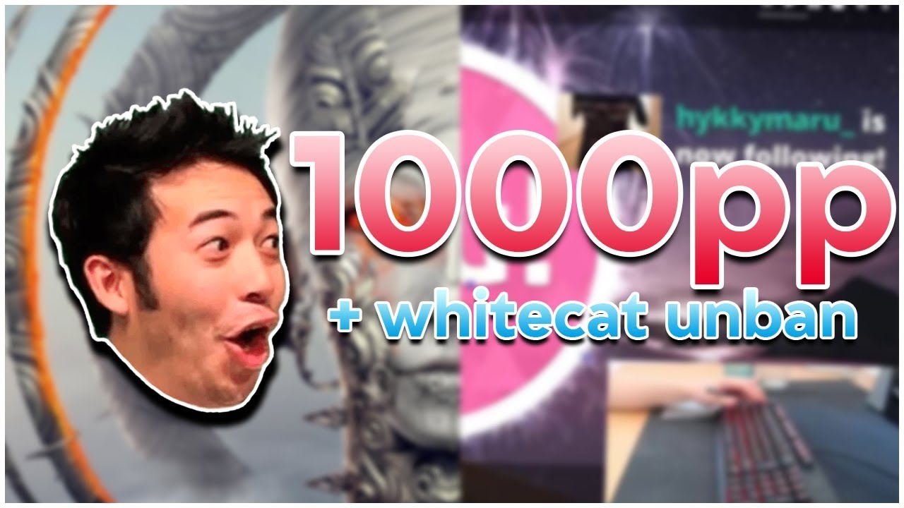 WhiteCat unban and first 900pp score and Micca 1000pp | osu! Stream Highlights #62