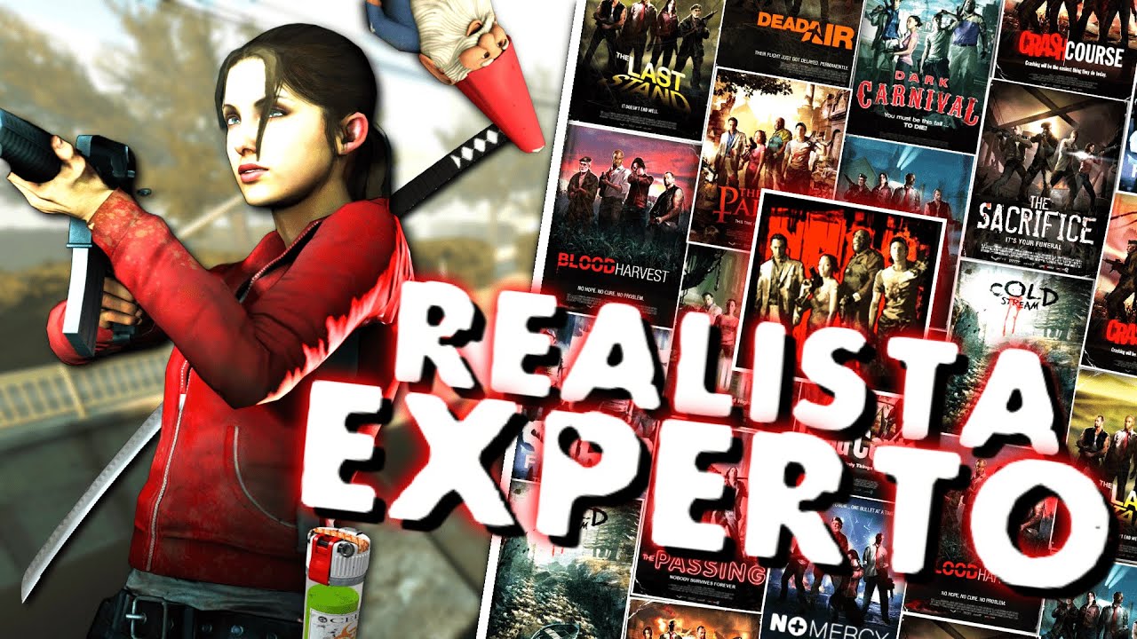 Me Pasé TODO Left 4 Dead 2 en EXPERTO REALISTA con bots😨 (Parte 2)