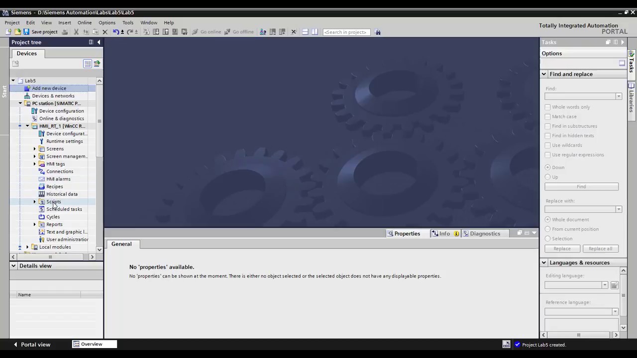 Урок 5.  WinCC Professional TIA Portal  Обработка аварий и событий