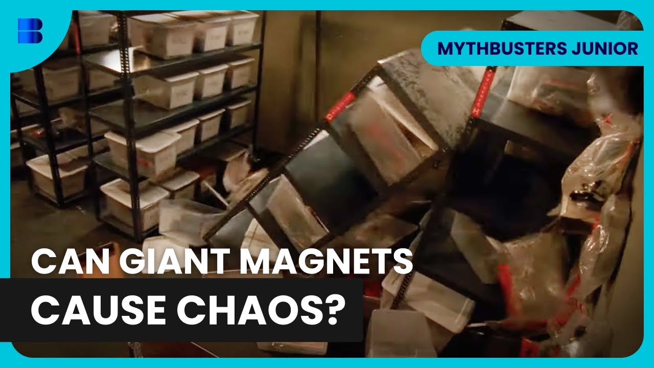 Can Magnets Wipe Data? - Mythbusters Junior - S01 EP110 - Science Documentary