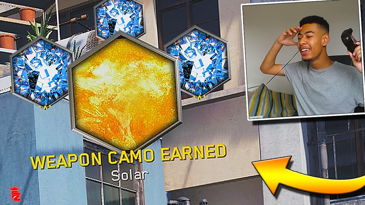 UNLOCKING SOLAR CAMO & ALL SECONDARIES DIAMOND IN ONE GAME! *LIVE REACTION*