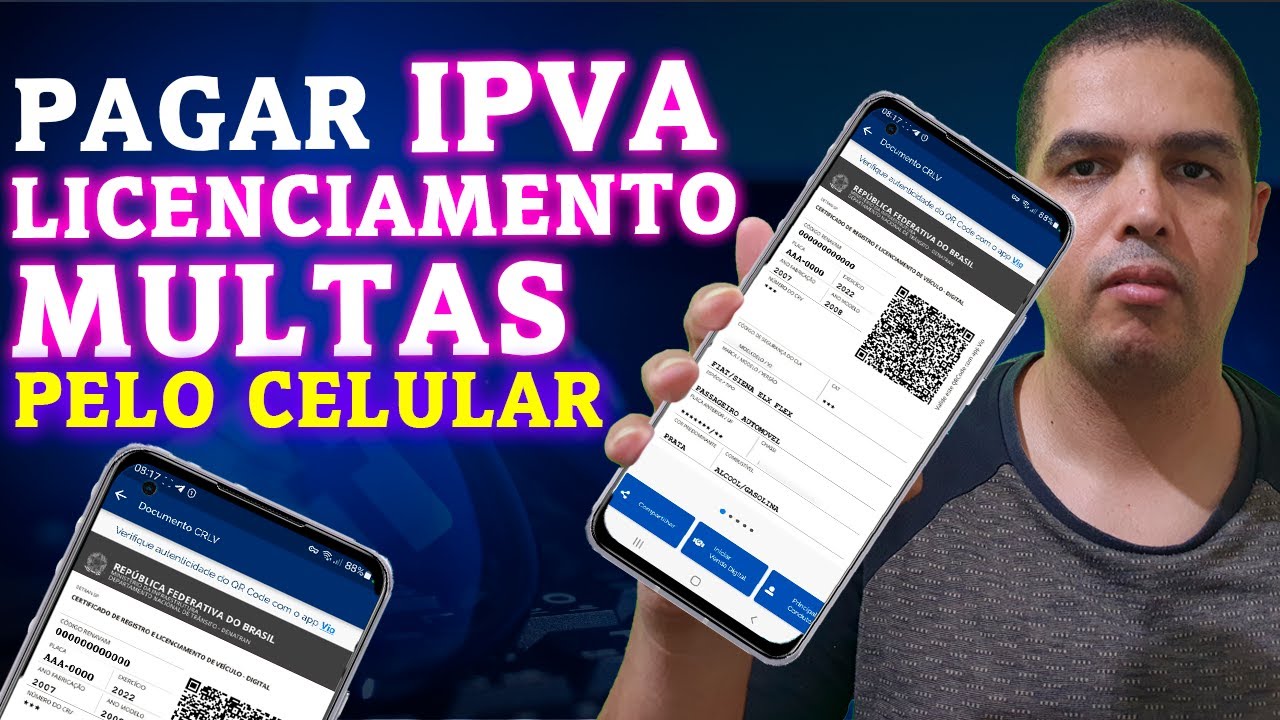 Como Pagar LICENSIAMENTO IPVA MULTAS PELO CELULAR