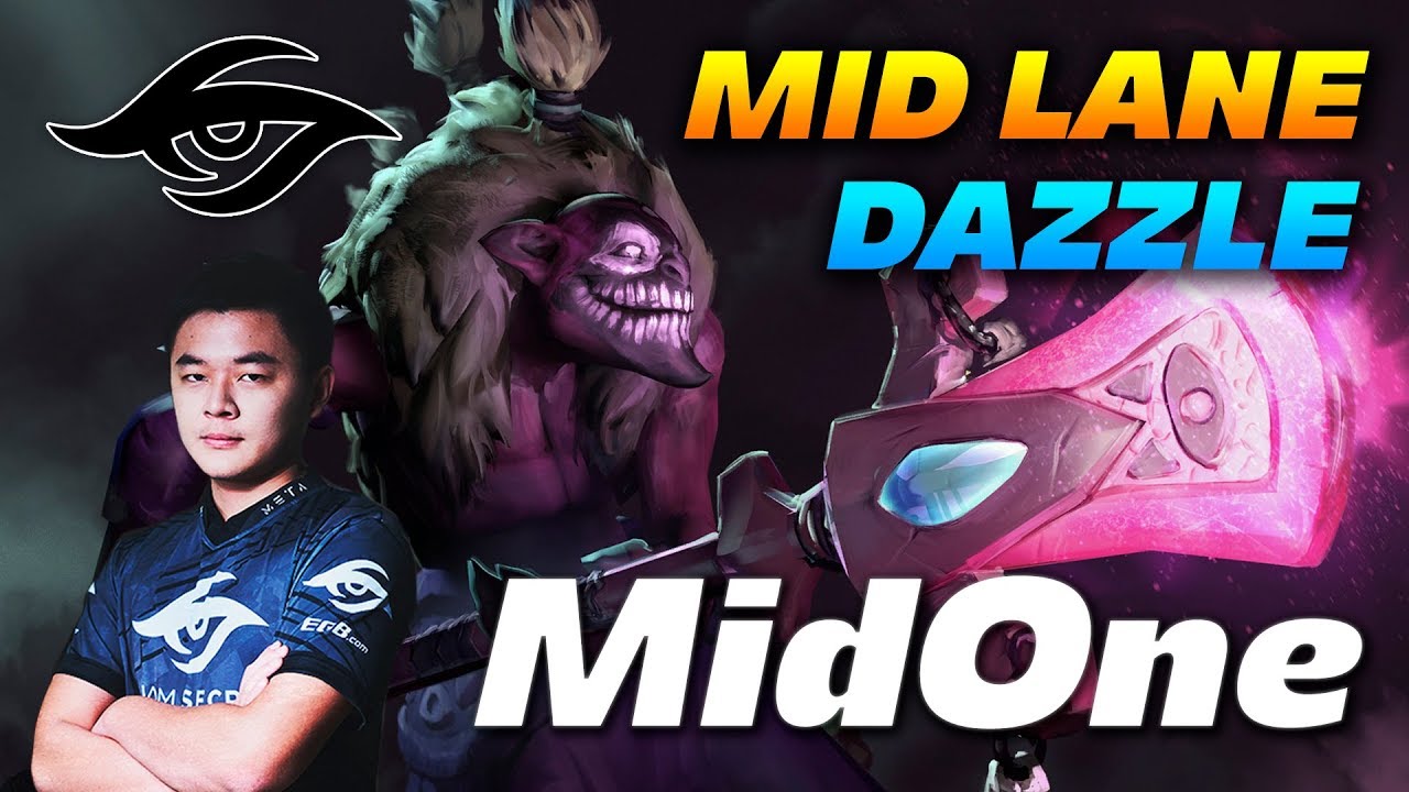 MidOne Dazzle MID LANE | Team Secret | Dota 2 Pro Gameplay
