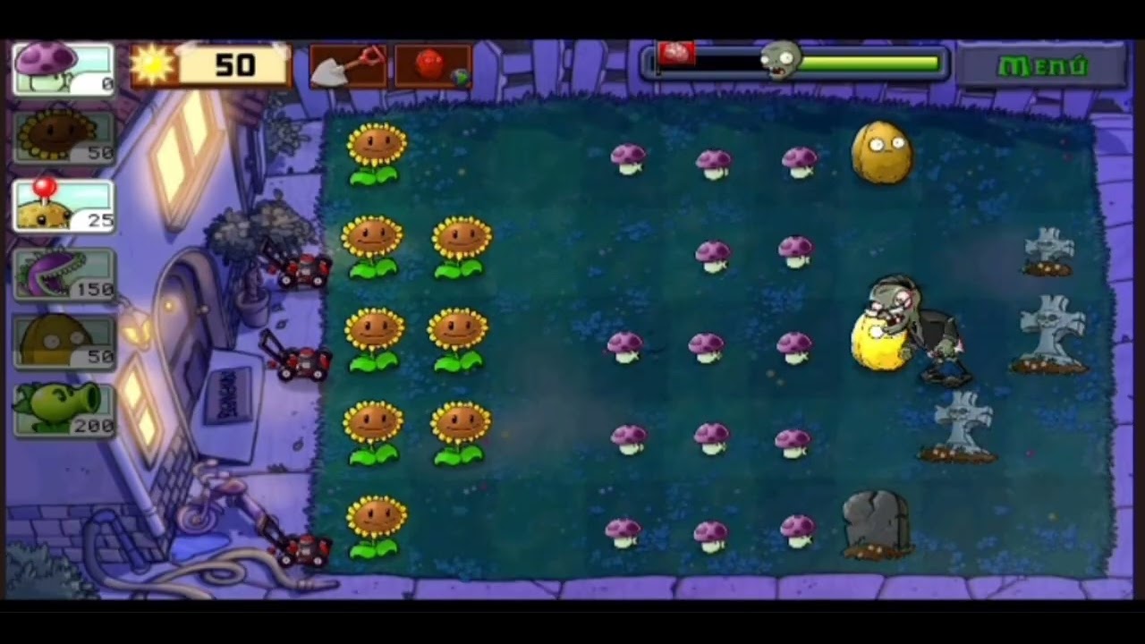 Jugando Plantas Contra Zombies 😹🙏