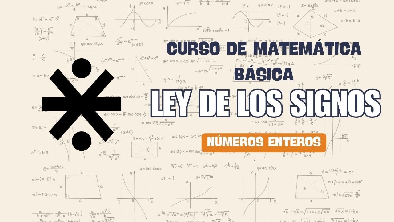 Ley de los signos (enteros)