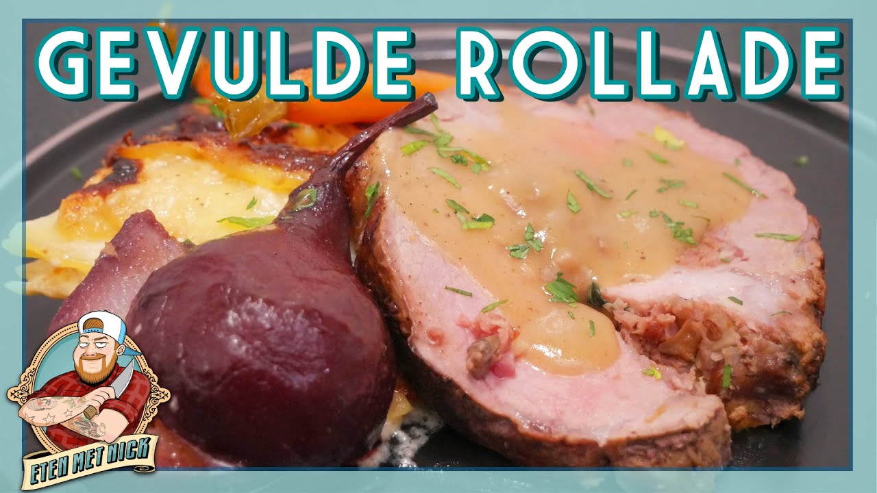 Kerst Special! Rollade met Stoofpeertjes! | EtenmetNick | How to