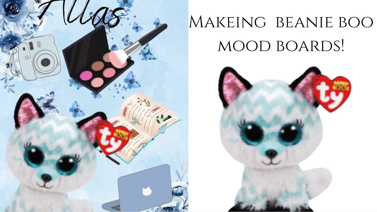 Making beanie boo mood boards!