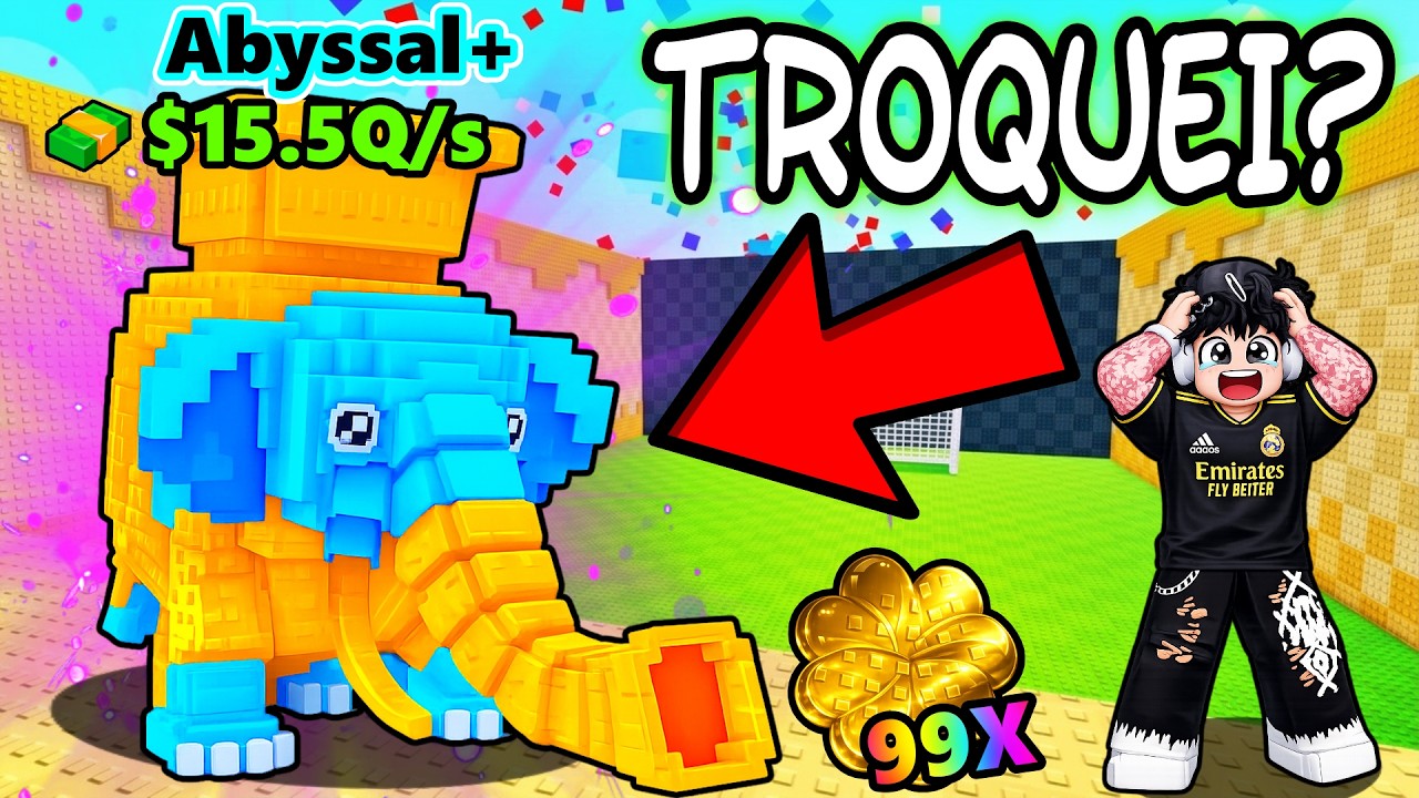 TENTEI PEGAR O MELHOR ABYSSAL DE TODOS! No CHUTE UM BLOCO DA SORTE