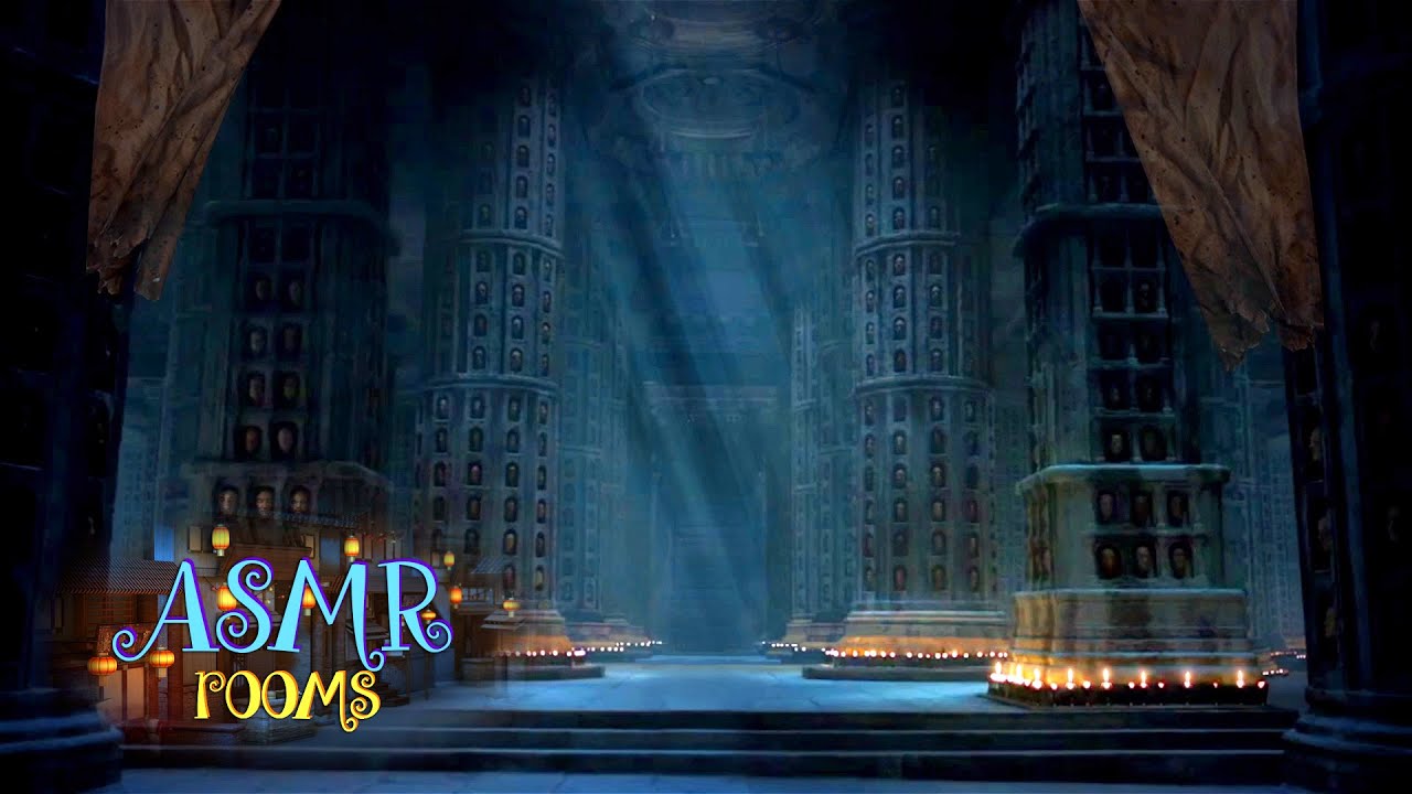 Game of Thrones Inspired ASMR - The Hall of Faces - Animation and Ambient 3D Soundscape