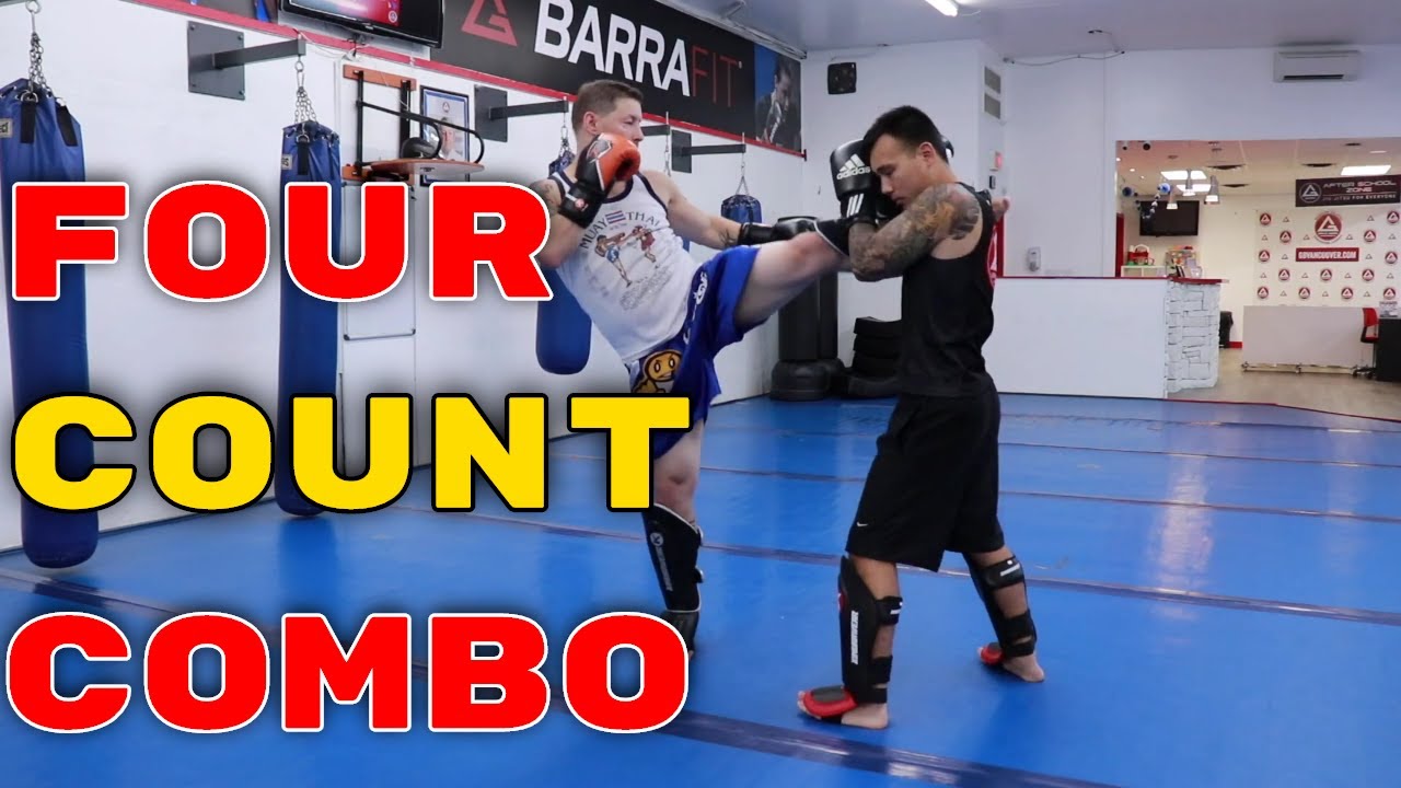 4 Count Kickboxing Combos for Beginners (+ bonus Advanced variations)