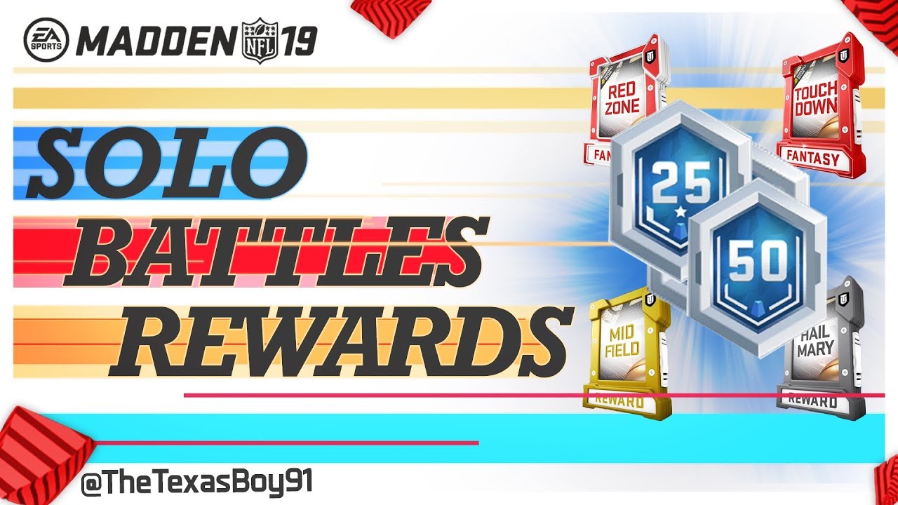 Solo Battles Top 50 & 25 Placement | Solo Battles Update | Madden 19 Ultimate Team