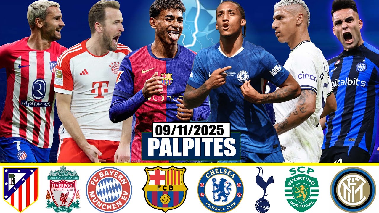 🏆⚽Liga dos Campe&otilde;es Ter&ccedil;a 09/12/2025! Previs&otilde;es/ Analises/ Tips e Bilhetes Pronto @Airton Dicas✅🏆